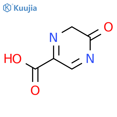 2-Pyrazinecarboxylicacid, 5,6-dihydro-5-oxo- structure