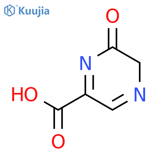 2-Pyrazinecarboxylic acid, 5,6-dihydro-6-oxo- structure