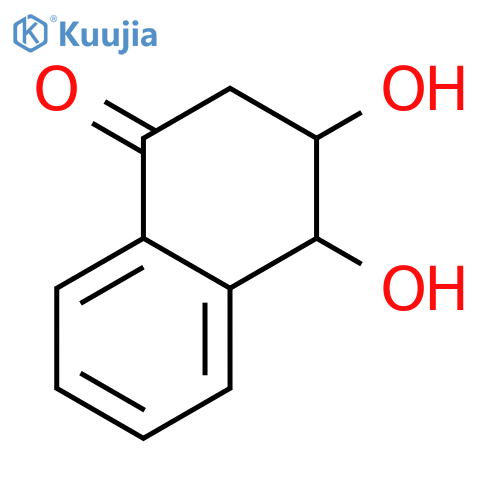 3,4-Dihydroxy-3,4-dihydronaphthalen-1(2H)-one structure