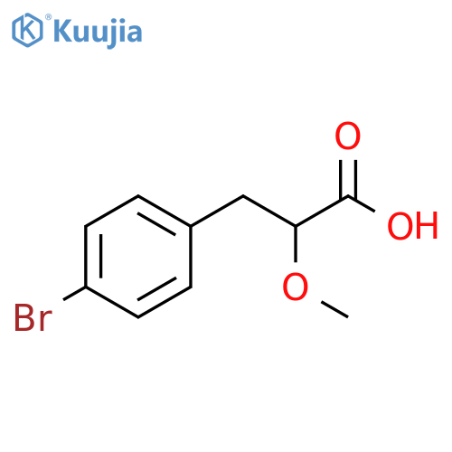 3-(4-broMophenyl)-2-Methoxypropanoic acid structure