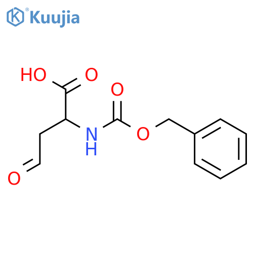 Butanoic acid, 4-oxo-2-[[(phenylmethoxy)carbonyl]amino]-, (2S)- structure