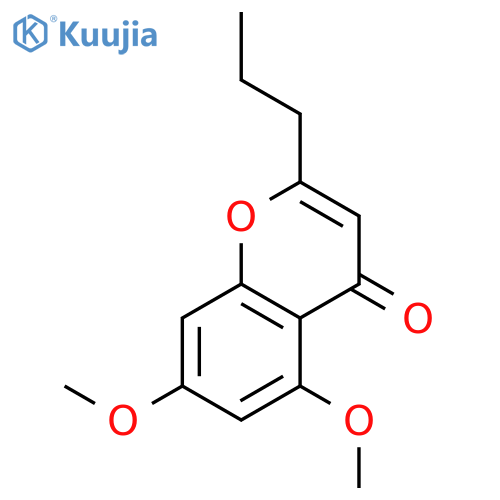 4H-1-BENZOPYRAN-4-ONE, 5,7-DIMETHOXY-2-PROPYL- structure