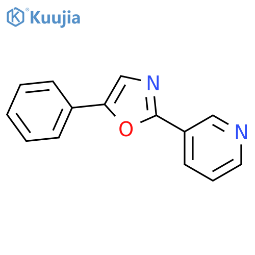3-(5-phenyl-1,3-oxazol-2-yl)pyridine structure