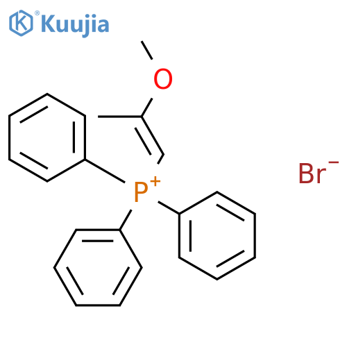 Phosphonium, (2-methoxy-1-propenyl)triphenyl-, bromide structure