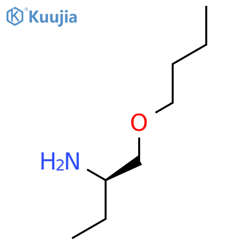 2-BUTANAMINE, 1-BUTOXY-, (R)- structure