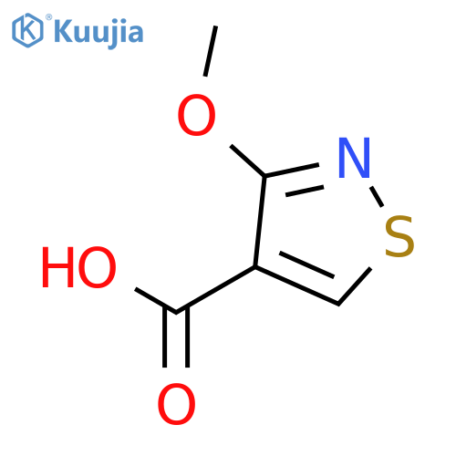4-ISOTHIAZOLECARBOXYLIC ACID, 3-METHOXY- structure