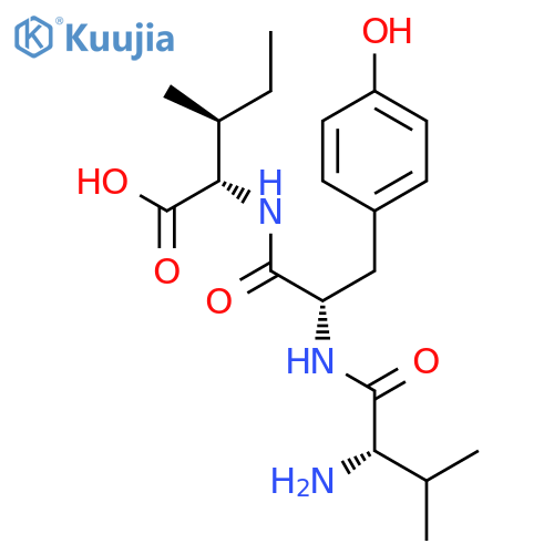 L-ISOLEUCINE, N-(N-L-VALYL-L-TYROSYL)- structure