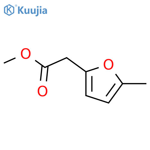 methyl 2-(5-methylfuran-2-yl)acetate structure