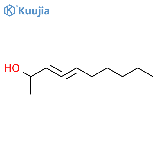 3,4-DECADIEN-2-OL structure