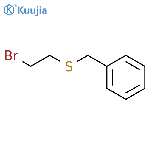 {(2-bromoethyl)sulfanylmethyl}benzene structure