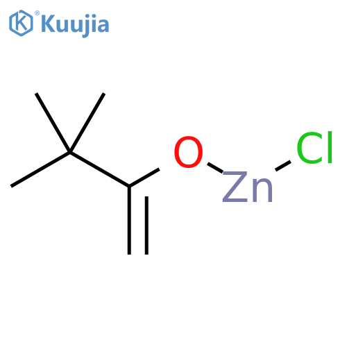 Zinc, chloro(3,3-dimethyl-1-buten-2-olato)- structure