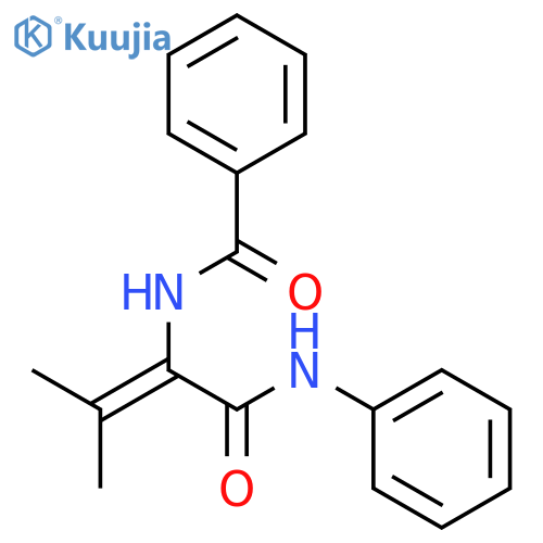Benzamide, N-[2-methyl-1-[(phenylamino)carbonyl]-1-propenyl]- structure