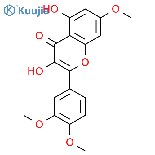 3',4',7-Trimethoxyquercetin structure