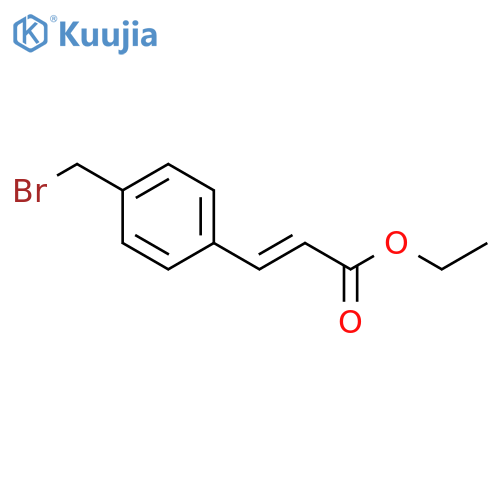 Ethyl 4-bromomethylcinnamate structure