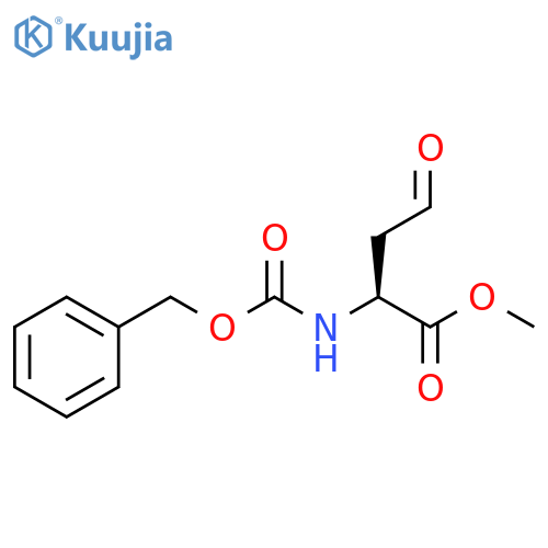 Butanoic acid, 4-oxo-2-[[(phenylmethoxy)carbonyl]amino]-, methyl ester, (2S)- structure