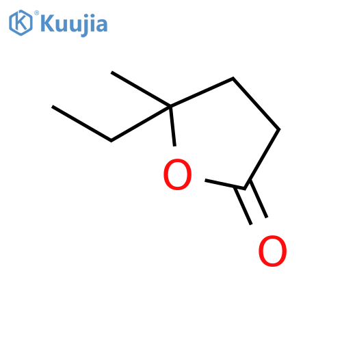 2(3H)-Furanone, 5-ethyldihydro-5-methyl-, (R)- structure