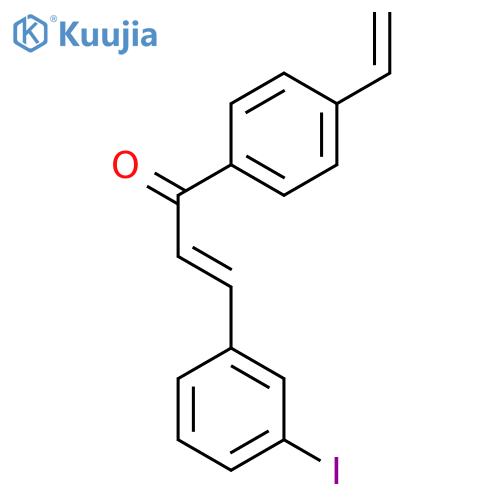 2-Propen-1-one, 1-(4-ethenylphenyl)-3-(3-iodophenyl)- structure