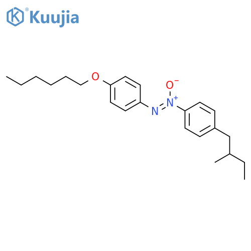 Diazene, [4-(hexyloxy)phenyl][4-(2-methylbutyl)phenyl]-, 1-oxide structure