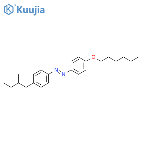 Diazene, [4-(hexyloxy)phenyl][4-(2-methylbutyl)phenyl]- structure