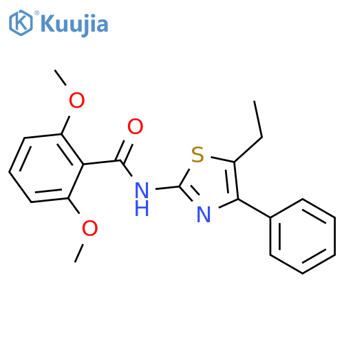 Benzamide, N-(5-ethyl-4-phenyl-2-thiazolyl)-2,6-dimethoxy- (9CI) structure