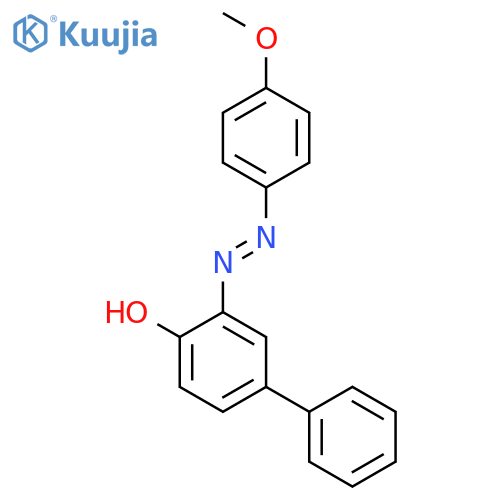 [1,1'-Biphenyl]-4-ol, 3-[(4-methoxyphenyl)azo]- structure