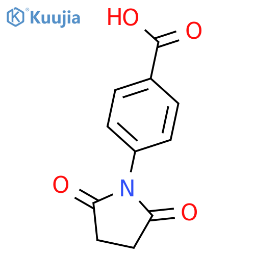 4-(2,5-dioxopyrrolidin-1-yl)benzoic acid structure