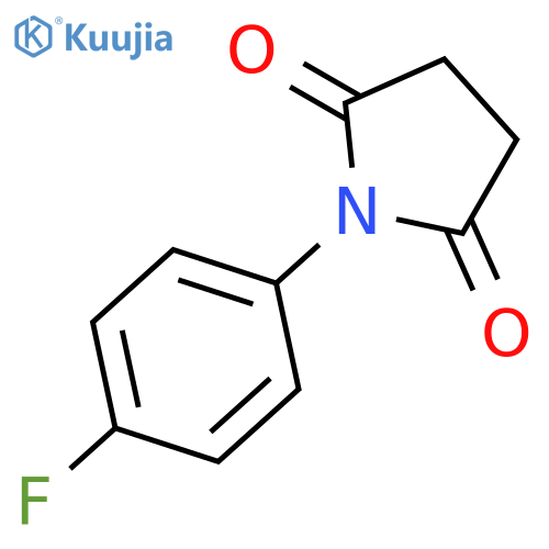 2,5-Pyrrolidinedione, 1-(4-fluorophenyl)- structure