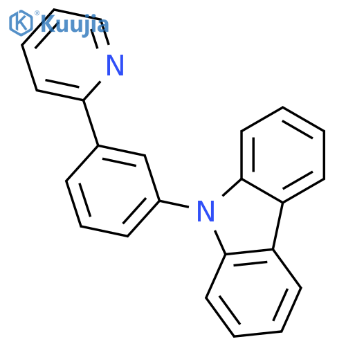 9H-CARBAZOLE, 9-[3-(2-PYRIDINYL)PHENYL]- structure