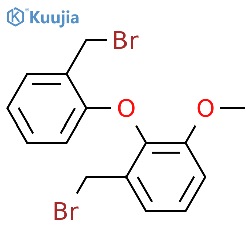 BENZENE, 1-(BROMOMETHYL)-2-[2-(BROMOMETHYL)PHENOXY]-3-METHOXY- structure