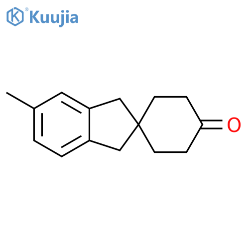 SPIRO[CYCLOHEXANE-1,2'-[2H]INDEN]-4-ONE, 1',3'-DIHYDRO-5'-METHYL- structure