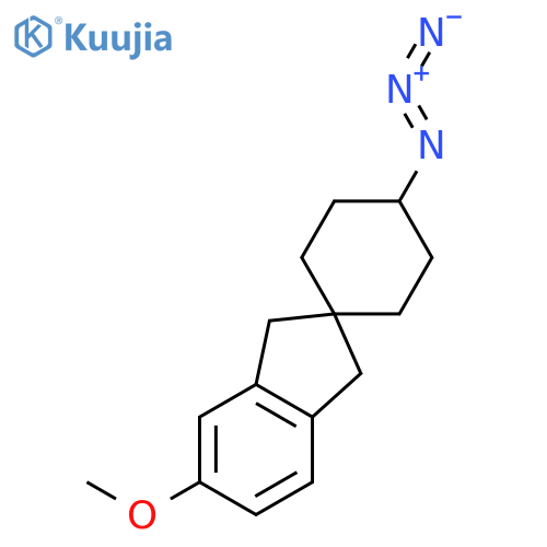 SPIRO[CYCLOHEXANE-1,2'-[2H]INDENE], 4-AZIDO-1',3'-DIHYDRO-5'-METHOXY- structure
