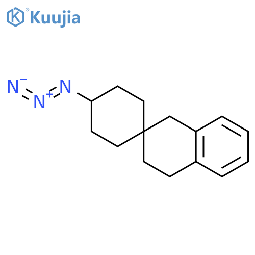 Spiro[cyclohexane-1,2'(1'H)-naphthalene], 4-azido-3',4'-dihydro- structure