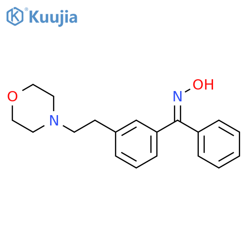 Methanone, [3-[2-(4-morpholinyl)ethyl]phenyl]phenyl-, oxime structure