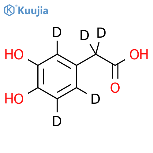 3,4‐DIHYDROXYPHENYL‐D3‐ACETIC‐2,2‐D2 ACID structure