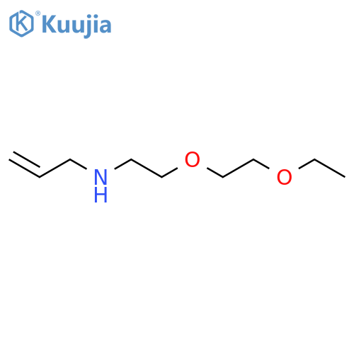 2-Propen-1-amine, N-[2-(2-ethoxyethoxy)ethyl]- structure