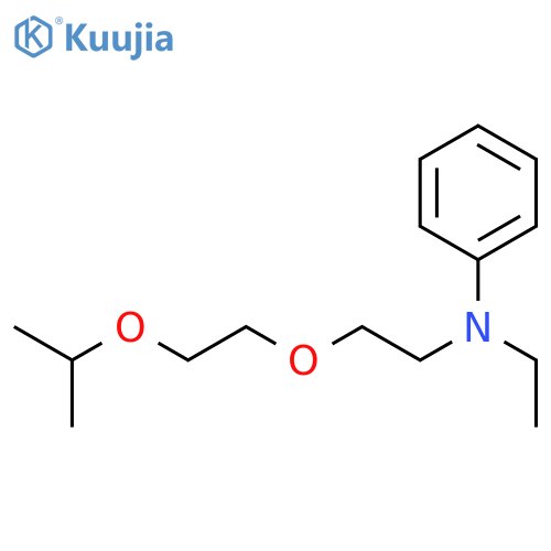 Benzenamine, N-ethyl-N-[2-[2-(1-methylethoxy)ethoxy]ethyl]- structure