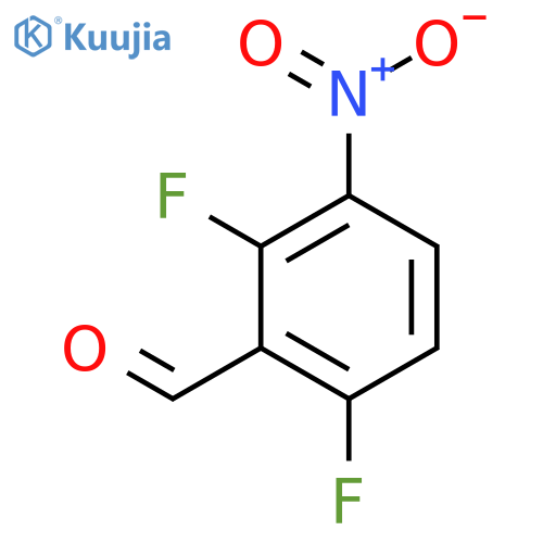 2,6-Difluoro-3-nitrobenzaldehyde structure