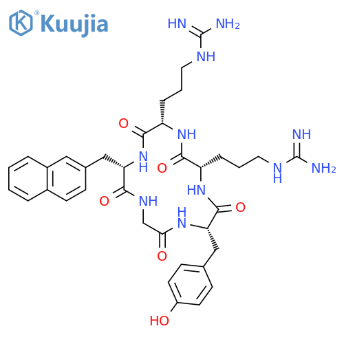 CYCLO[3-(2-NAPHTHALENYL)-L-ALANYLGLYCYL-L-TYROSYL-L-ARGINYL-L-ARGINYL] structure