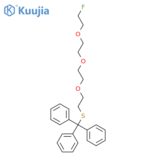 5,8,11-TRIOXA-2-THIATRIDECANE, 13-FLUORO-1,1,1-TRIPHENYL- structure