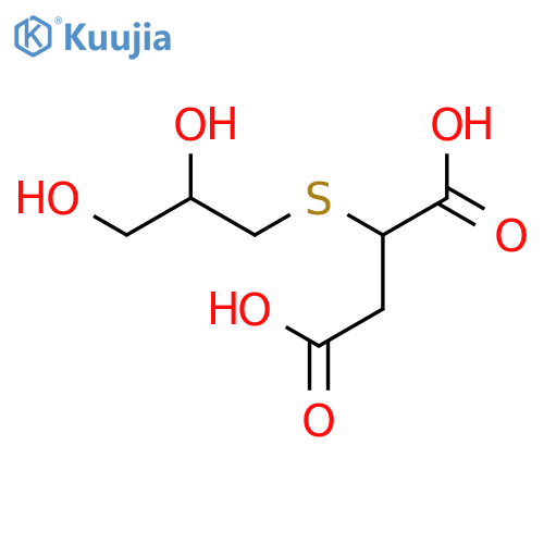BUTANEDIOIC ACID, [(2,3-DIHYDROXYPROPYL)THIO]- structure