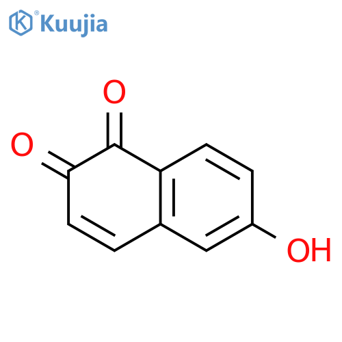 1,2-Naphthalenedione, 6-hydroxy structure