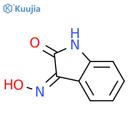 (3E)-1H-Indole-2,3-dione 3-oxime structure