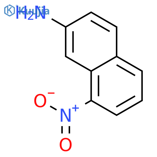 2-Amino-8-nitro-naphthalin structure