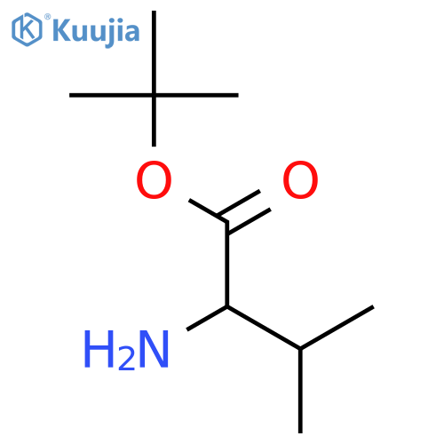tert-butyl 2-amino-3-methylbutanoate structure