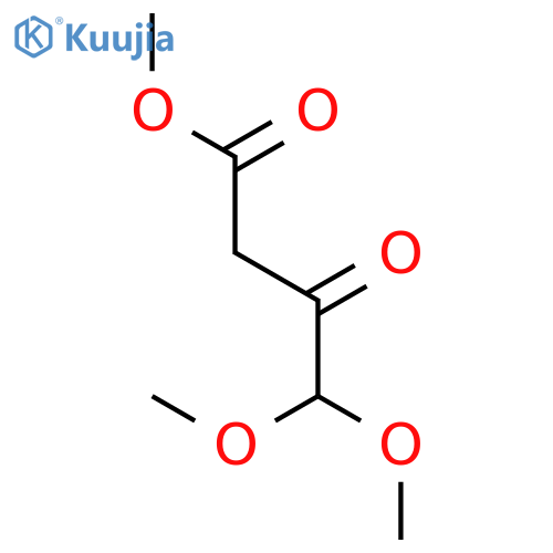 Methyl-4,4-(dimethoxy)acetoacetate structure