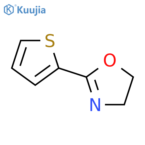 Oxazole, 4,5-dihydro-2-(2-thienyl)- structure