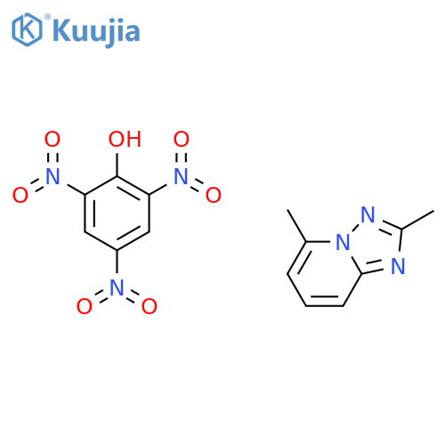 [1,2,4]Triazolo[1,5-a]pyridine, 2,5-dimethyl-, compd. with 2,4,6-trinitrophenol (1:1) structure