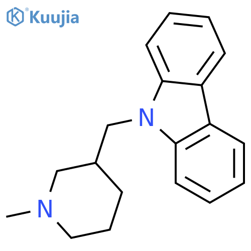 9-[(1-methylpiperidin-3-yl)methyl]-9H-carbazole structure