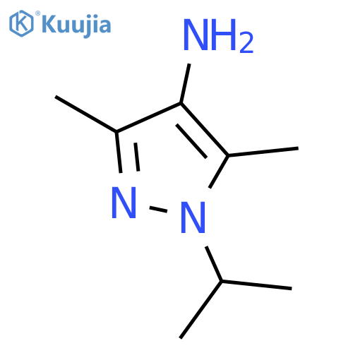 3,5-dimethyl-1-(propan-2-yl)-1H-pyrazol-4-amine structure