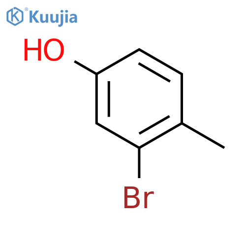 3-Bromo-4-methylphenol structure